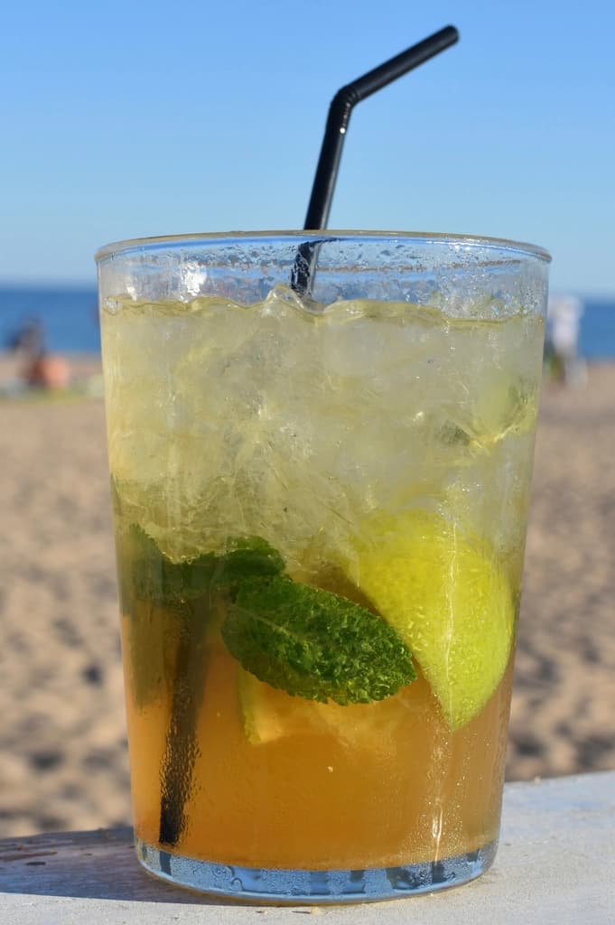 Lemonade prepared as a finished dish