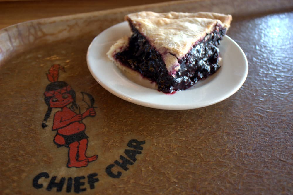 Marionberry Pie prepared as a finished dish