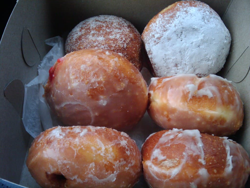 Paczki prepared as a finished dish