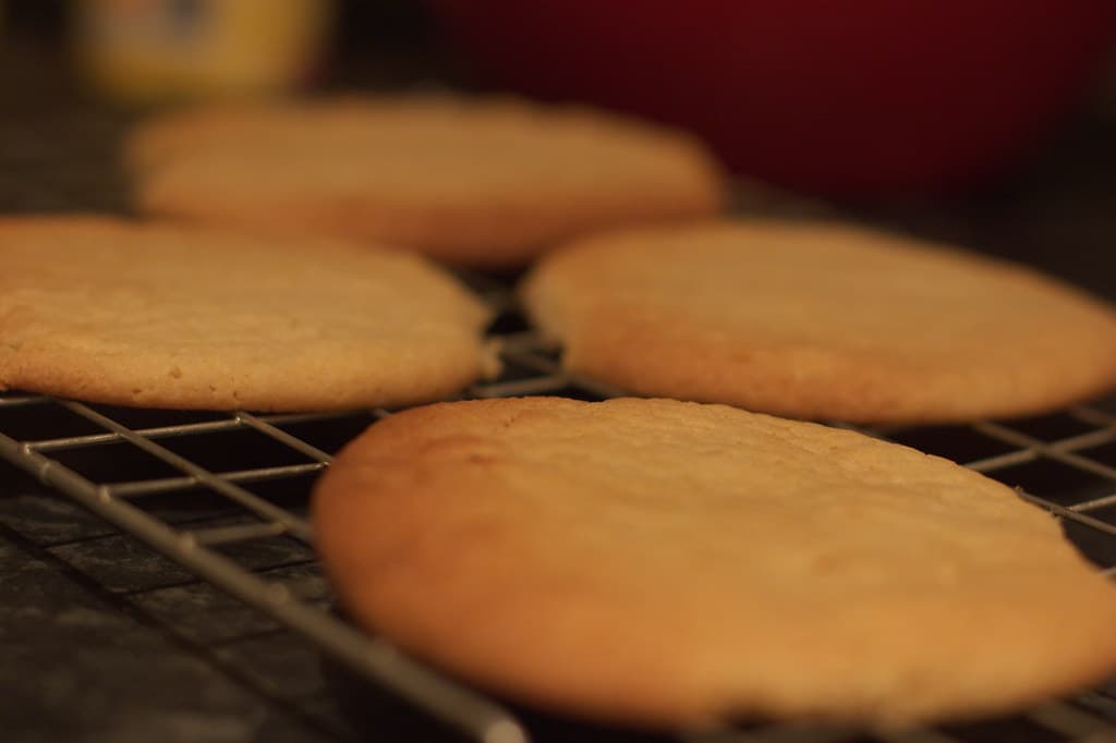 Peanut Butter Cookies prepared as a finished dish