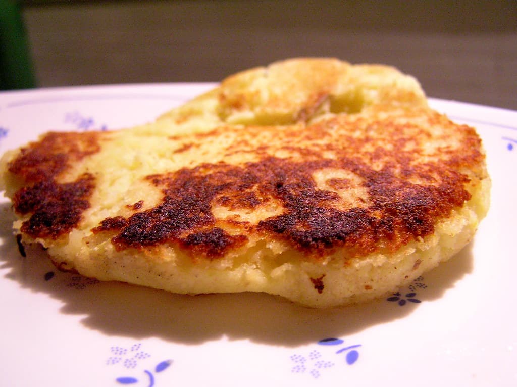 Potato Cakes prepared as a finished dish