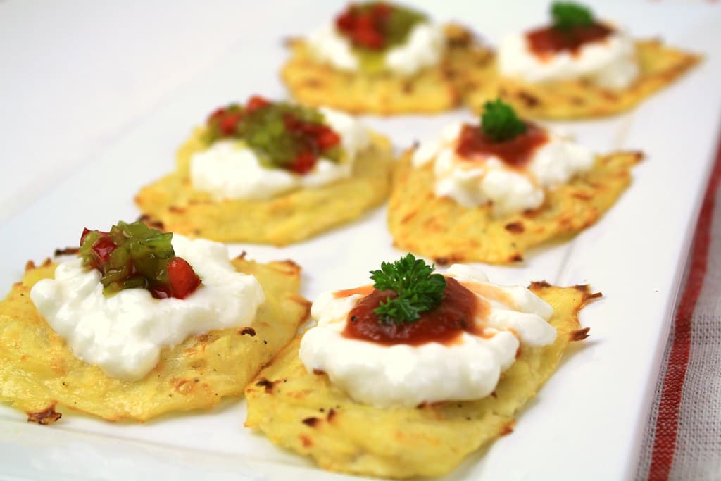 Potato Pancakes prepared as a finished dish