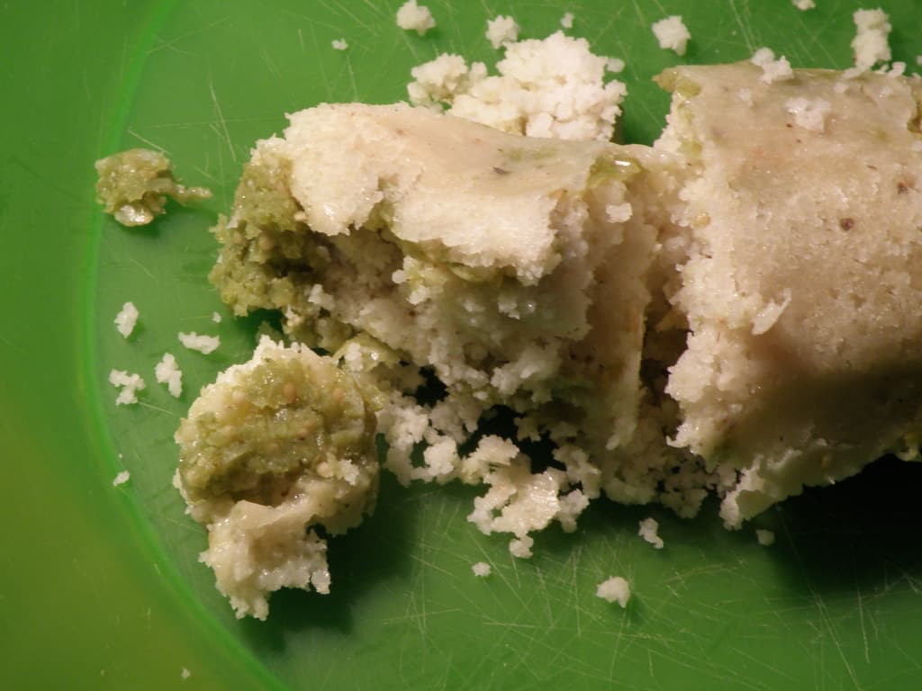Tamales prepared as a finished dish