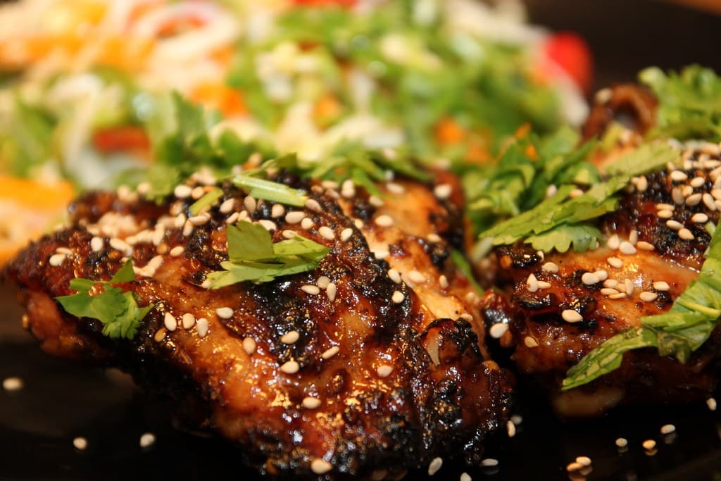 Teriyaki Chicken prepared as a finished dish