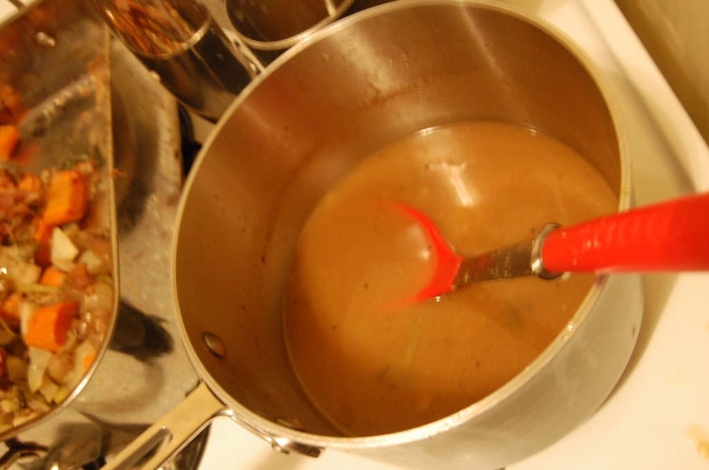 Turkey Gravy prepared as a finished dish