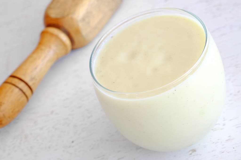 Vanilla Protein Shake prepared as a finished dish